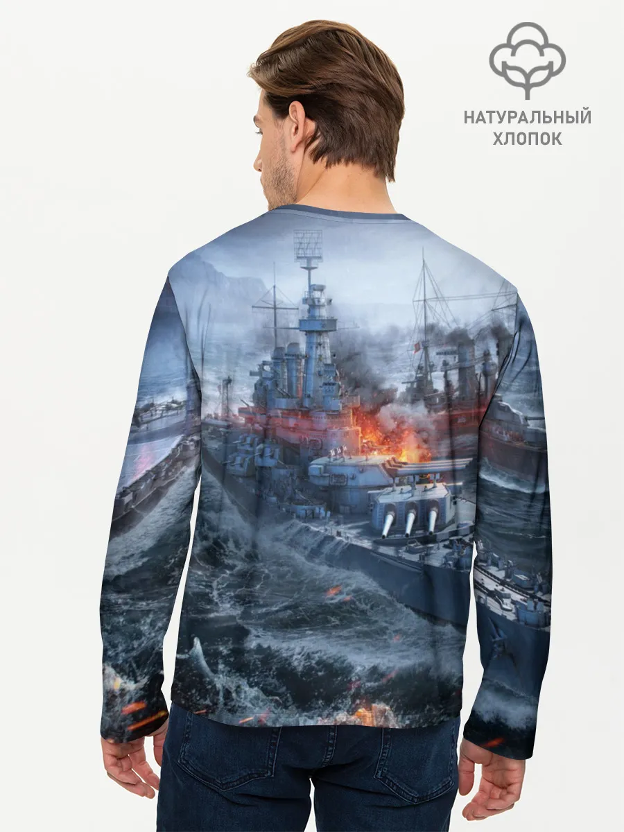 Мужской лонгслив базовый / BATTLEFIELD 5