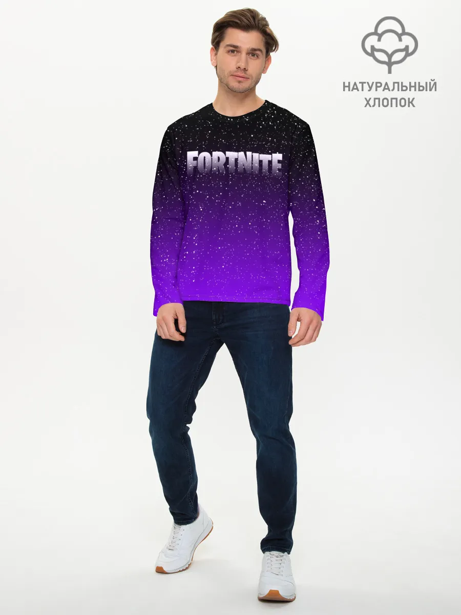 Мужской лонгслив базовый / FORTNITE SPACE