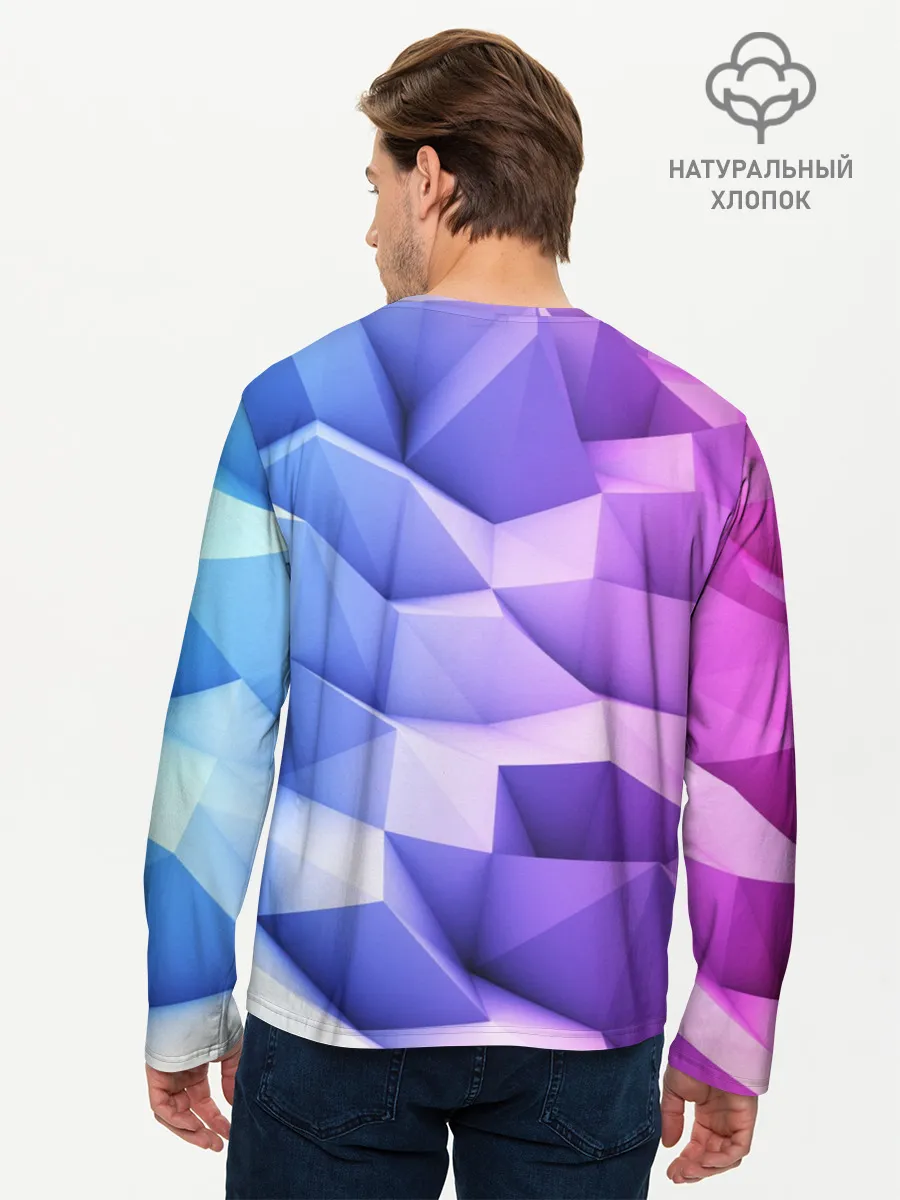 Мужской лонгслив базовый / Текстура
