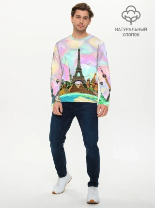 Мужской лонгслив базовый / Туризм