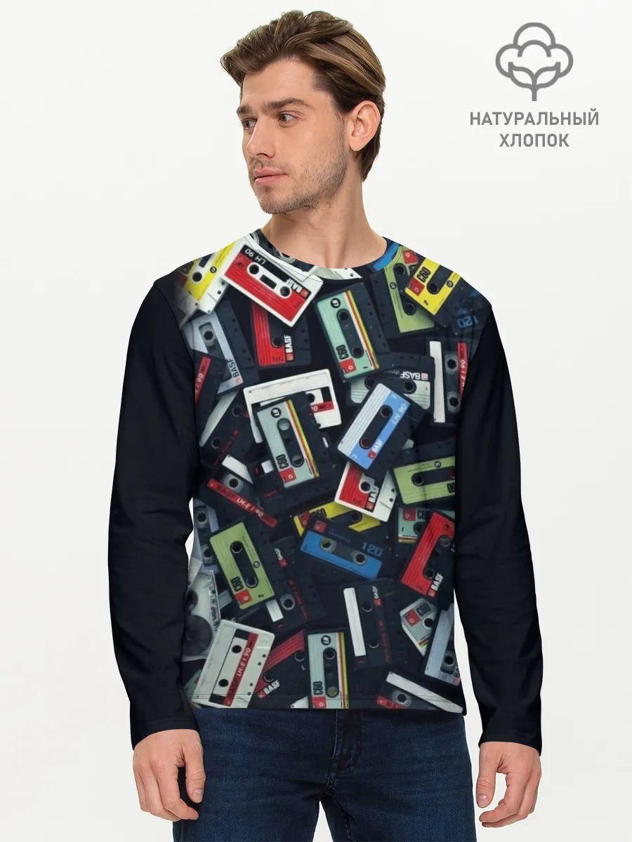 Мужской лонгслив базовый / 90-е