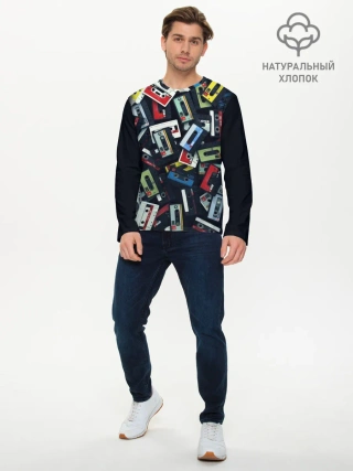 Мужской лонгслив базовый / 90-е