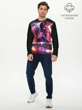 Мужской лонгслив базовый / Simulation Theory