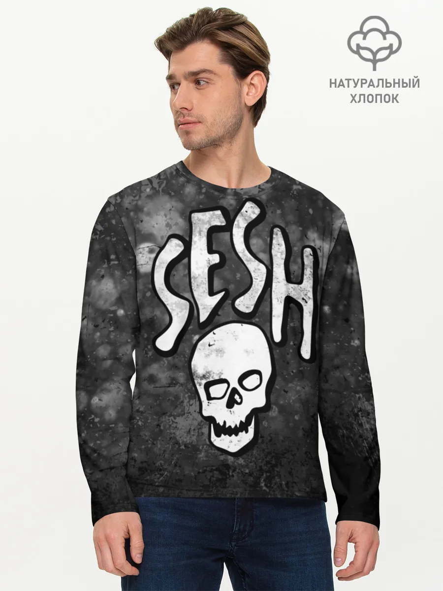 Мужской лонгслив базовый / SESH Team