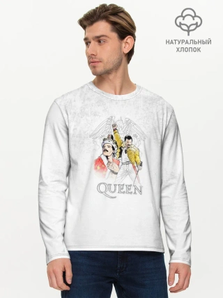 Мужской лонгслив базовый / Queen