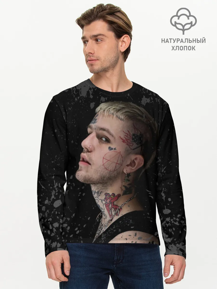 Мужской лонгслив базовый / Lil Peep