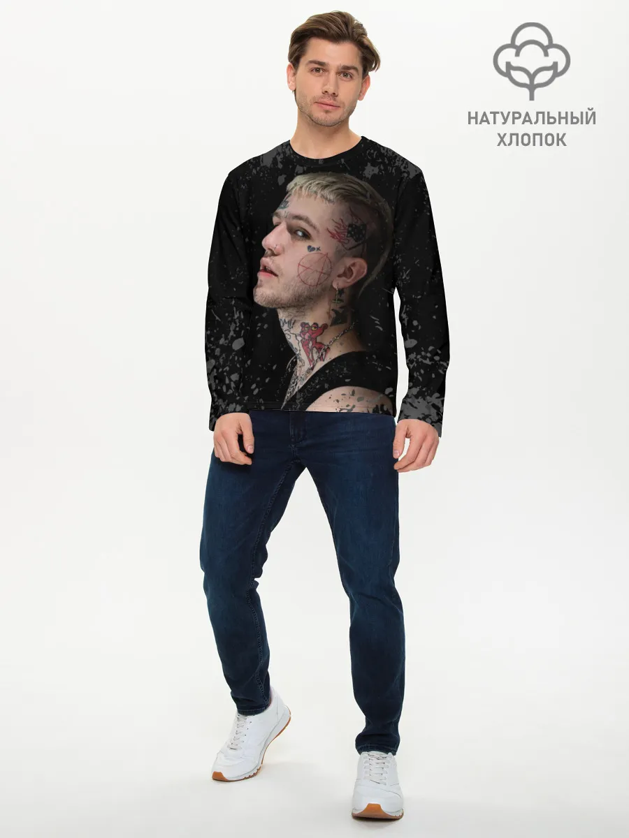 Мужской лонгслив базовый / Lil Peep