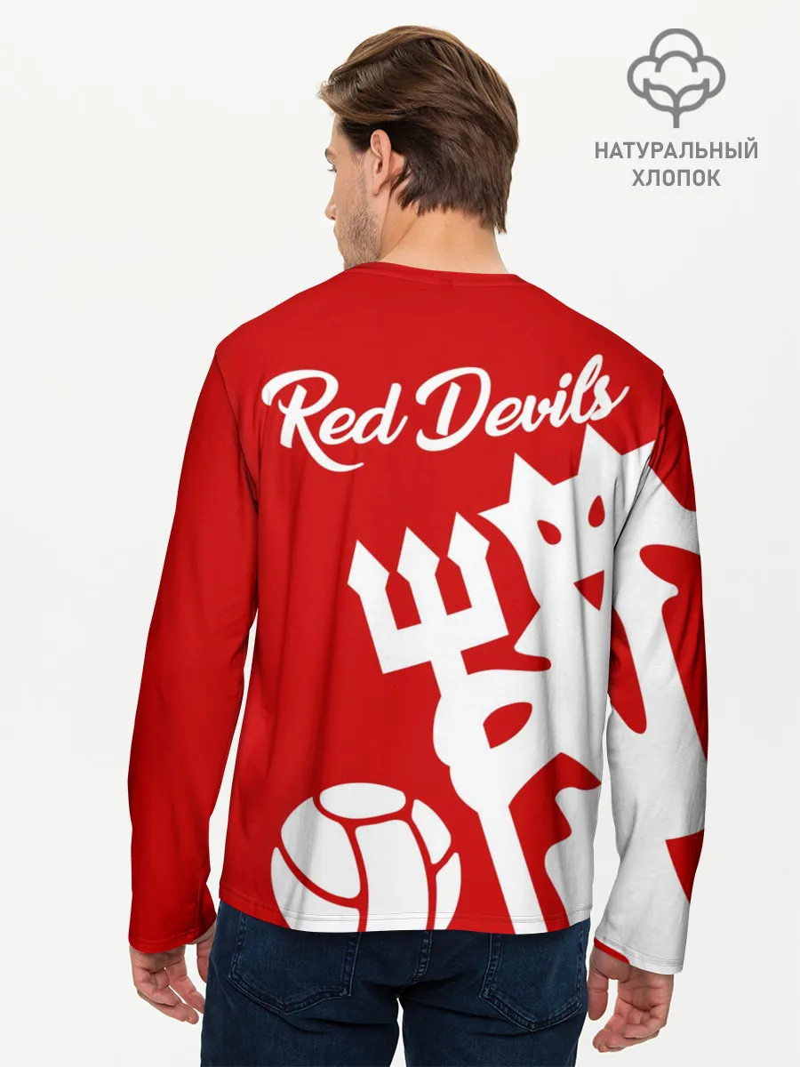 Мужской лонгслив базовый / Манчестер Юнайтед