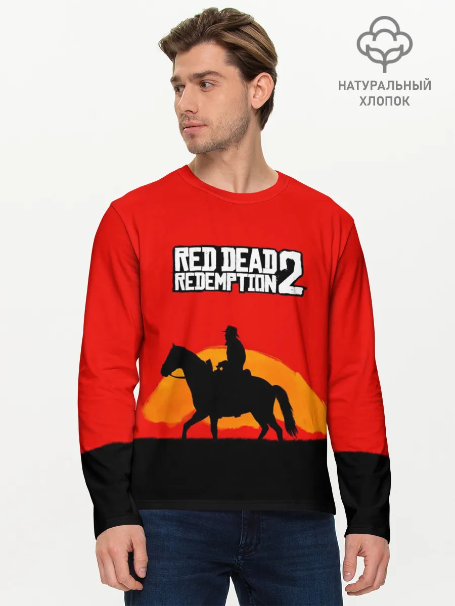 Мужской лонгслив базовый / Red Dead Redemption 2