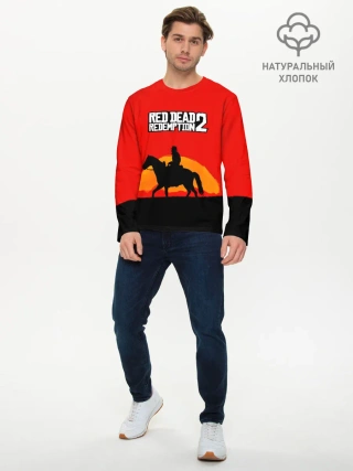 Мужской лонгслив базовый / Red Dead Redemption 2