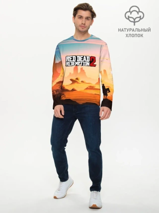 Мужской лонгслив базовый / Red Dead Redemption