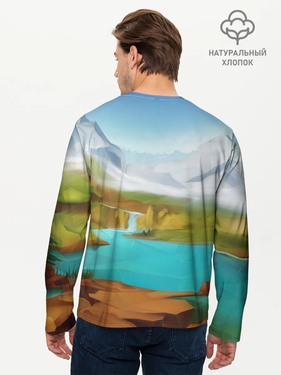 Мужской лонгслив базовый / Fortnite Forever