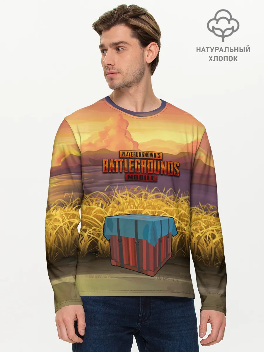 Мужской лонгслив базовый / PUBG MOBILE