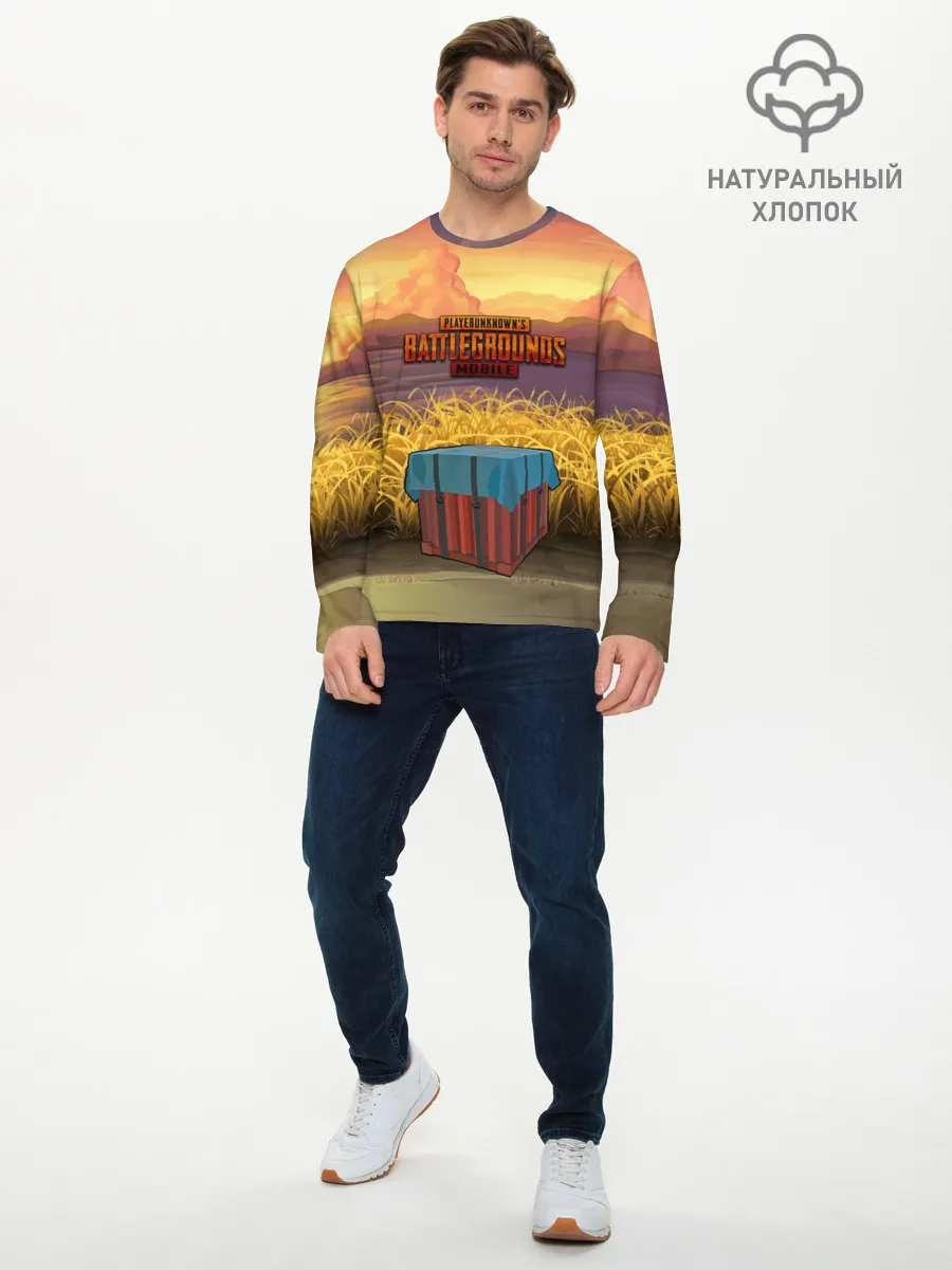 Мужской лонгслив базовый / PUBG MOBILE