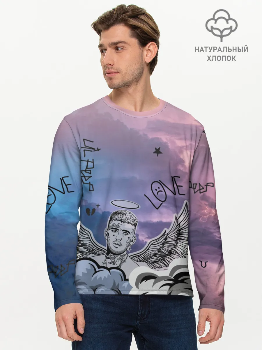 Мужской лонгслив базовый / Lil Peep