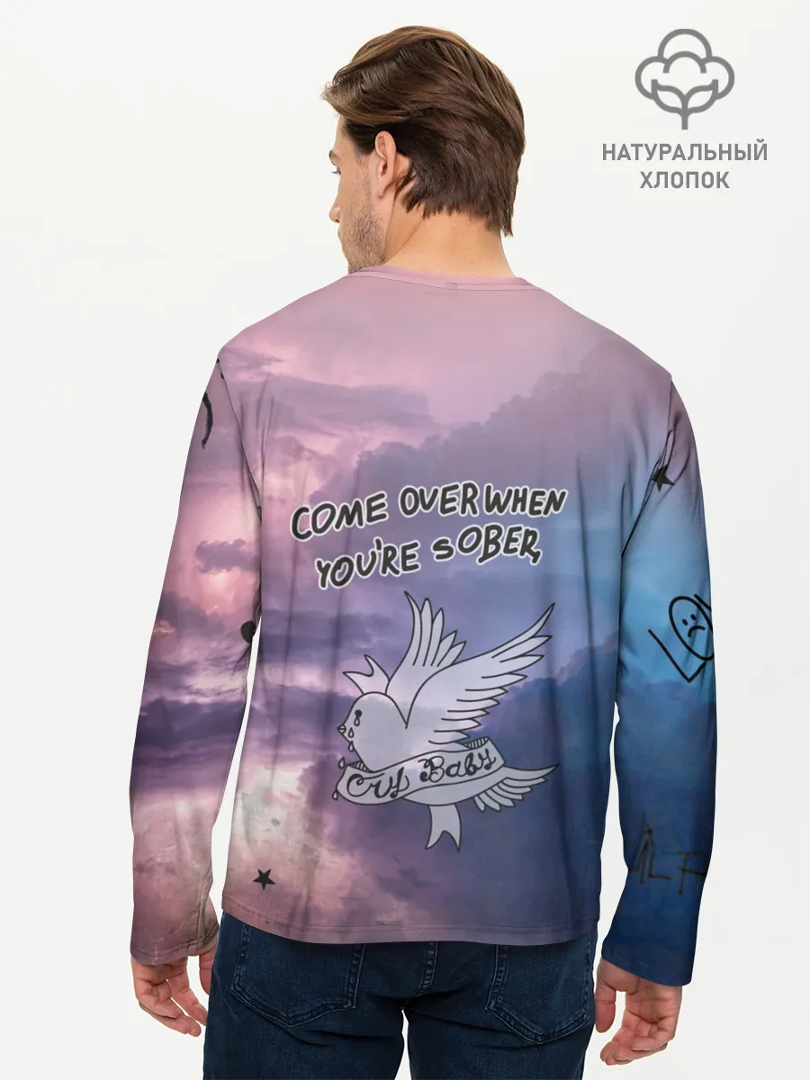 Мужской лонгслив базовый / Lil Peep