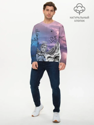 Мужской лонгслив базовый / Lil Peep