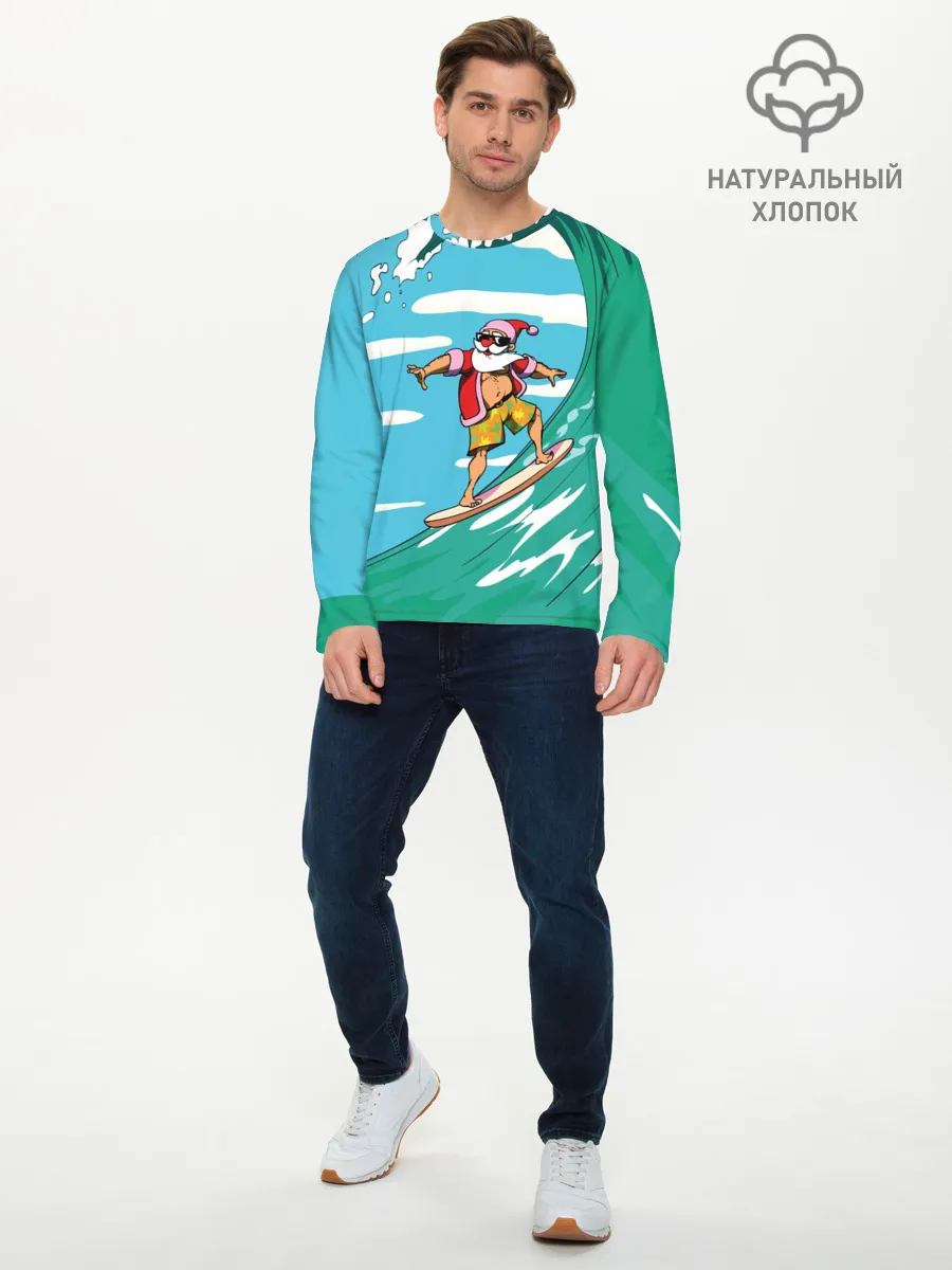 Мужской лонгслив базовый / Cool Santa