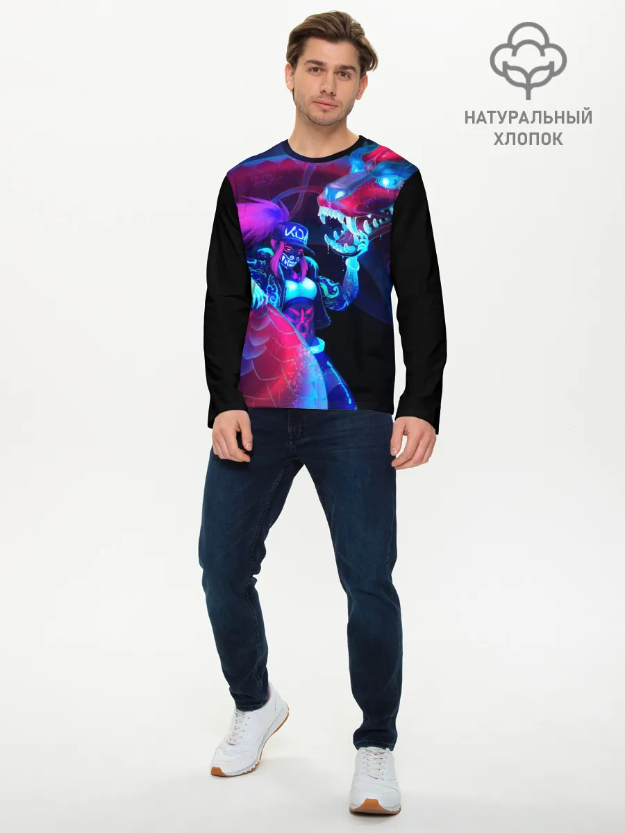 Мужской лонгслив базовый / Akali. KDA