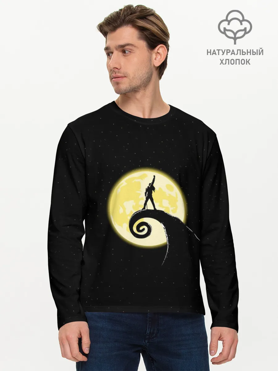 Мужской лонгслив базовый / Queen. Freddie Mercury