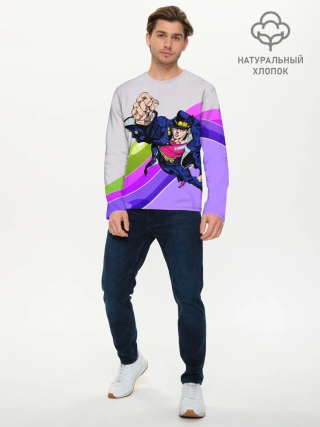Мужской лонгслив базовый / Jojo Jotaro