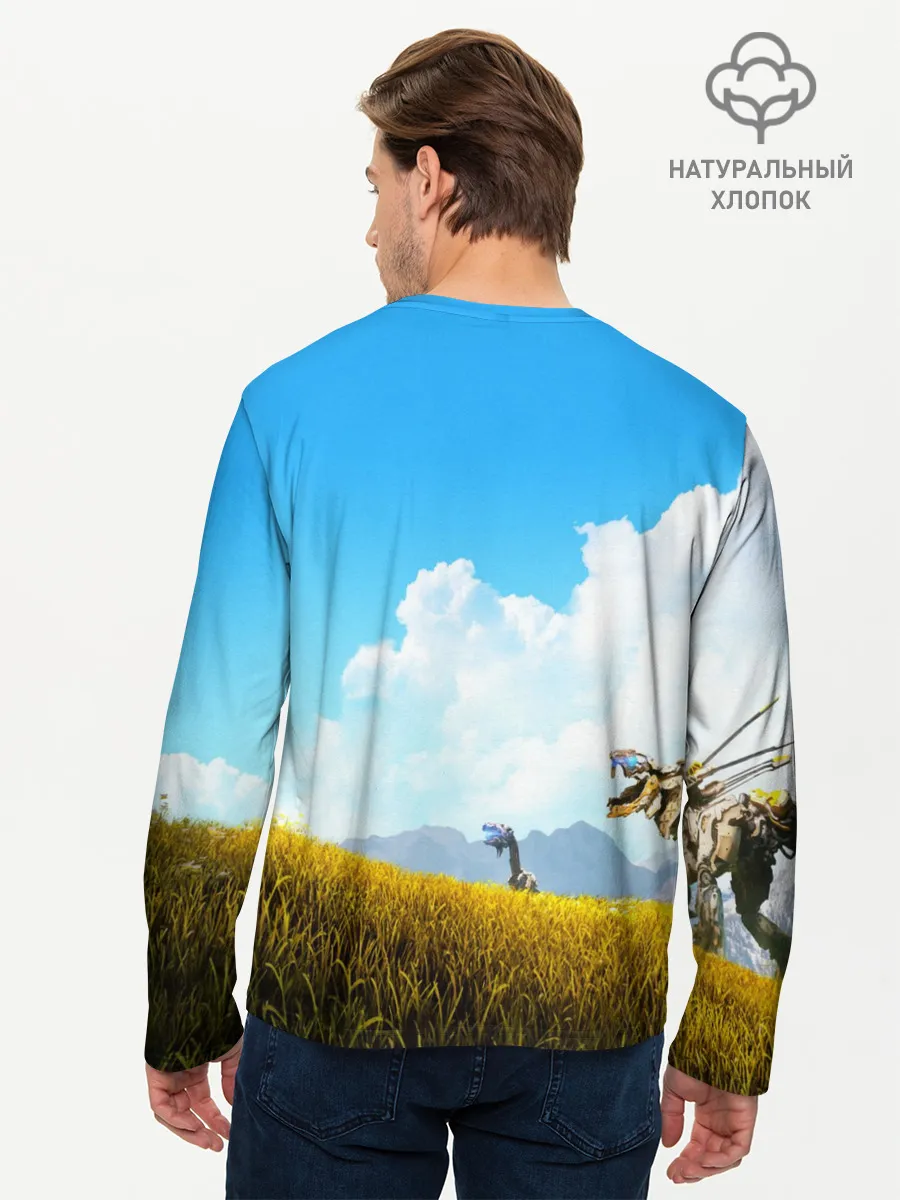 Мужской лонгслив базовый / Horizon Zero Dawn