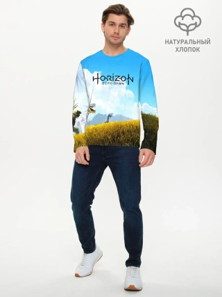 Мужской лонгслив базовый / Horizon Zero Dawn