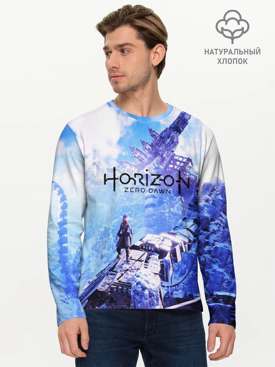 Мужской лонгслив базовый / Horizon Zero Dawn