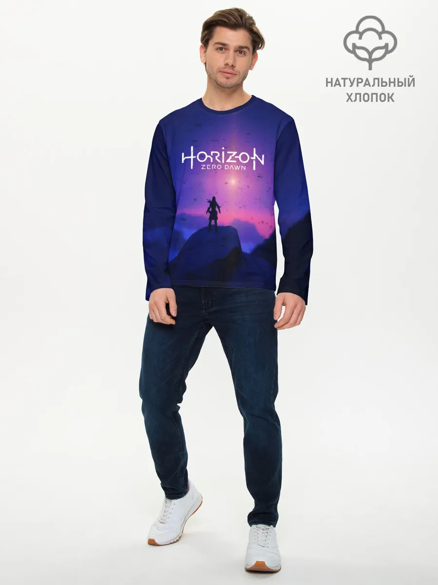 Мужской лонгслив базовый / HORIZON ZERO DAWN