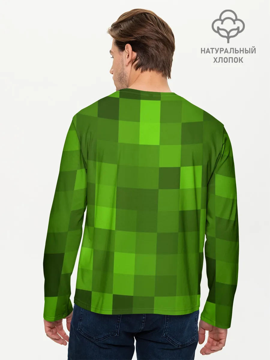 Мужской лонгслив базовый / Minecraft
