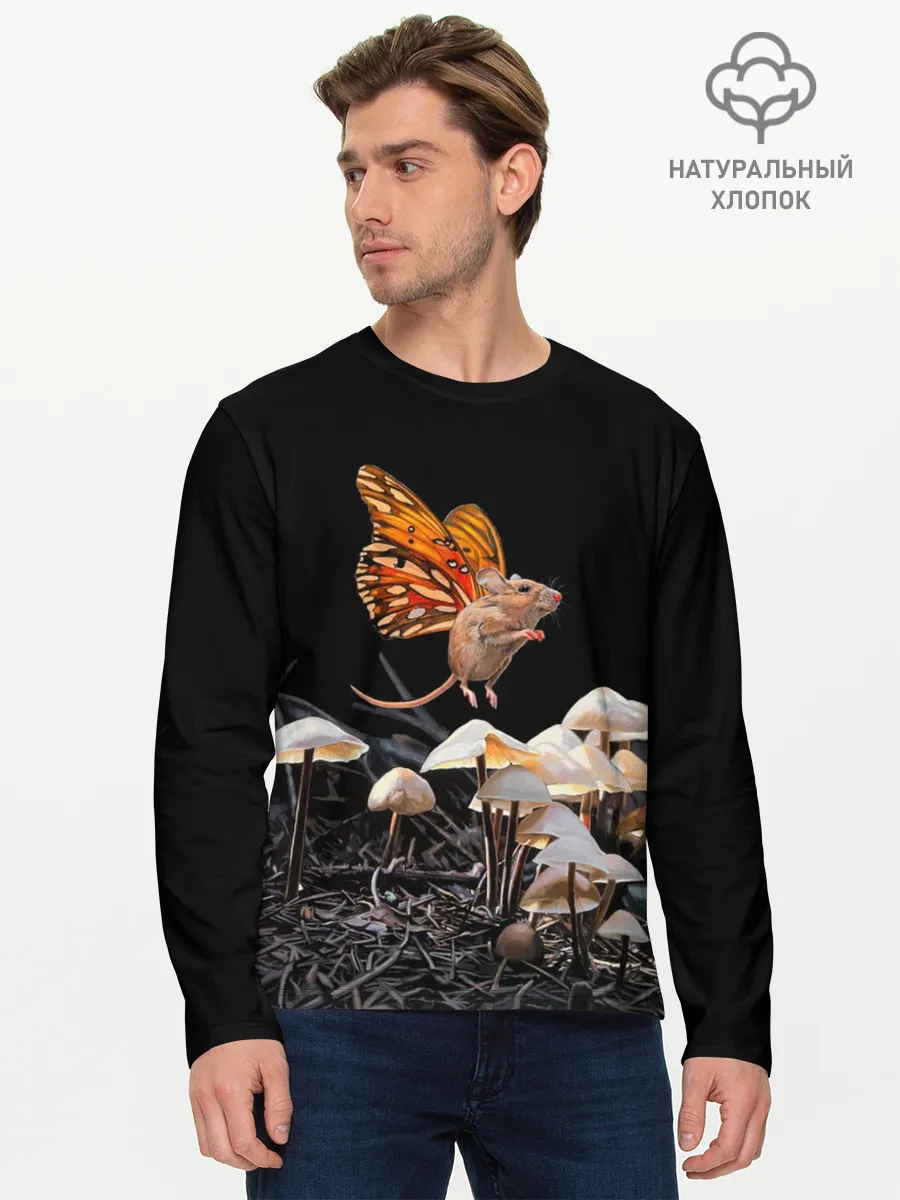 Мужской лонгслив базовый / Hover