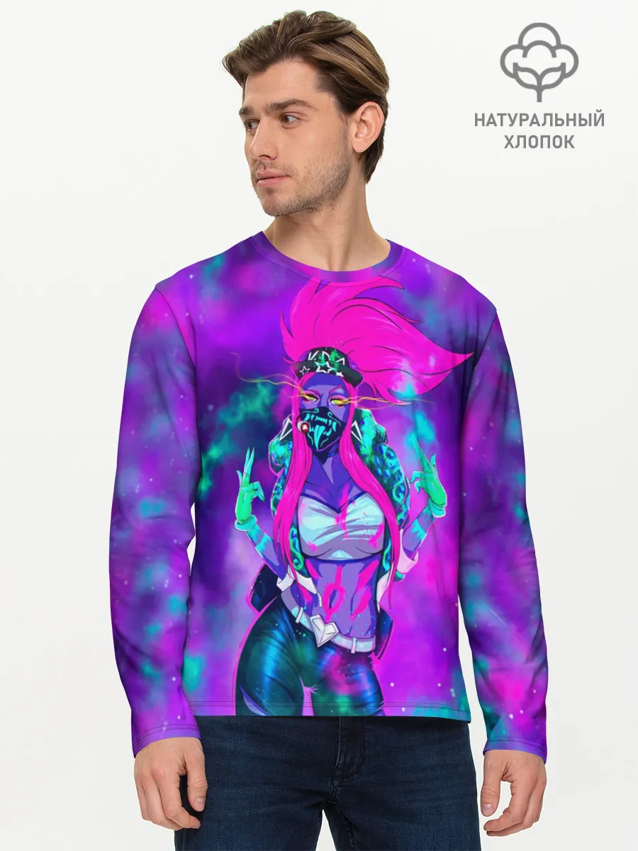 Мужской лонгслив базовый / Akali. KDA