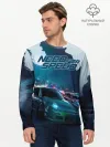 Мужской лонгслив базовый / Need for Speed