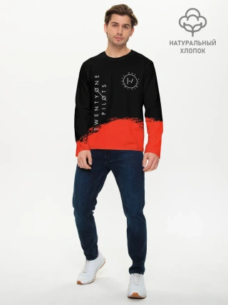 Мужской лонгслив базовый / TWENTY ONE PILOTS / TOP