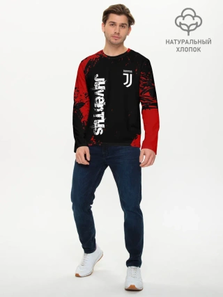 Мужской лонгслив базовый / JUVENTUS / ЮВЕНТУС