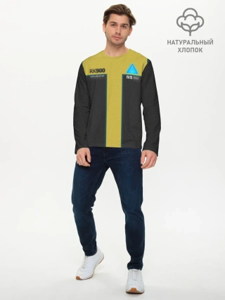 Мужской лонгслив базовый / TrdDBH, detroit, become human,