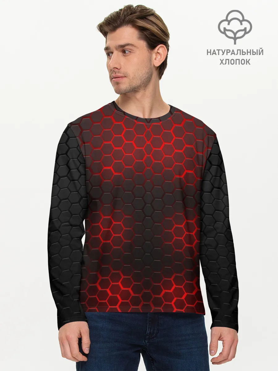 Мужской лонгслив базовый / СТАЛЬНАЯ БРОНЯ