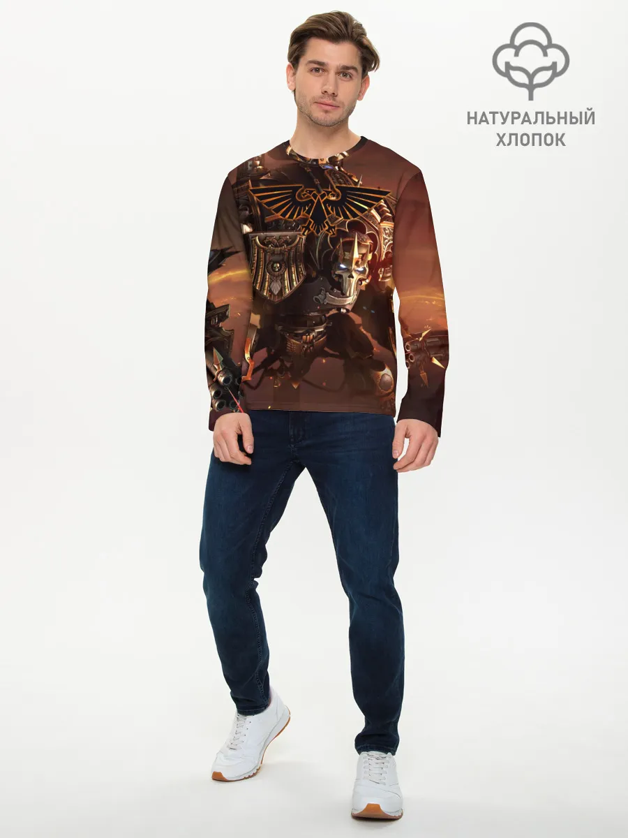 Мужской лонгслив базовый / Warhammer