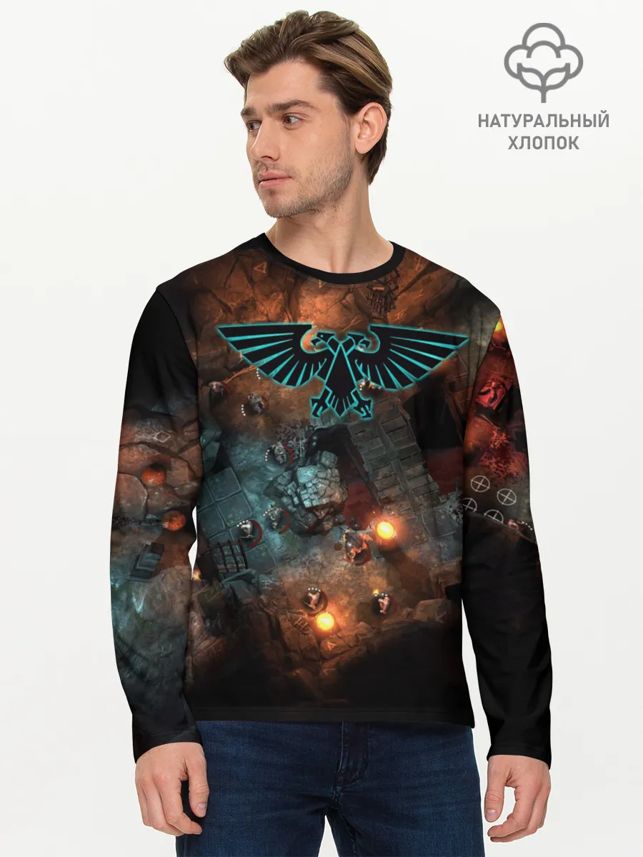 Мужской лонгслив базовый / Warhammer