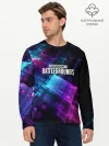 Мужской лонгслив базовый / Pubg neon style 2019