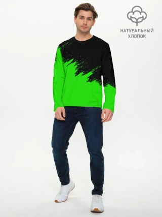 Мужской лонгслив базовый / КРАСКА И НИЧЕГО ЛИШНЕГО!
