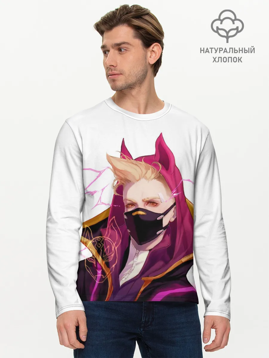 Мужской лонгслив базовый / Fortnite. Drift