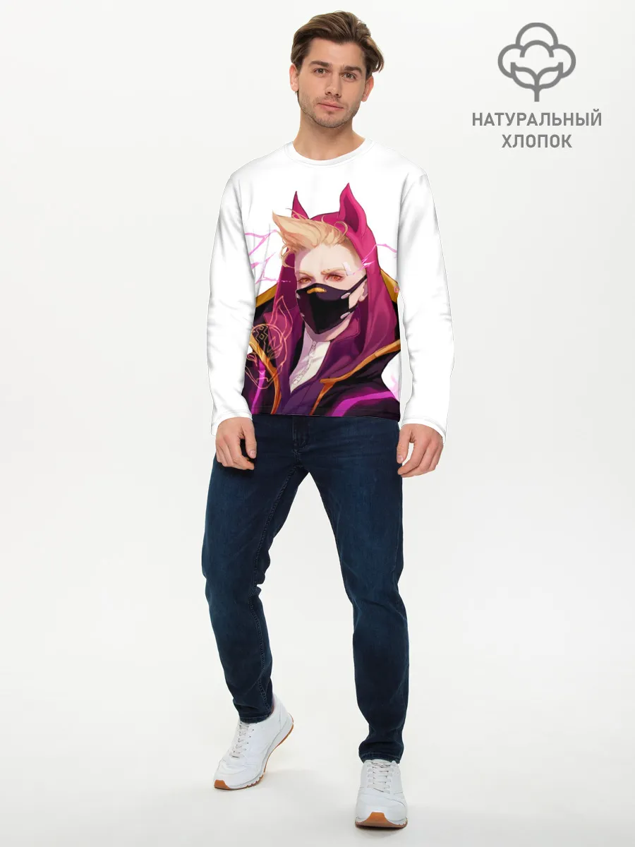 Мужской лонгслив базовый / Fortnite. Drift