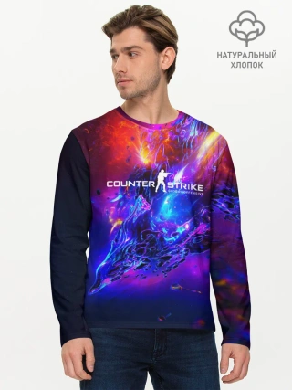 Мужской лонгслив базовый / cs go:Revenge of the Beasts
