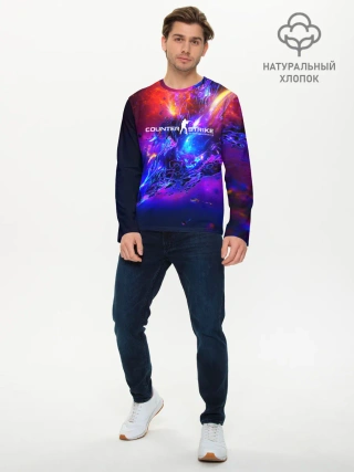 Мужской лонгслив базовый / cs go:Revenge of the Beasts