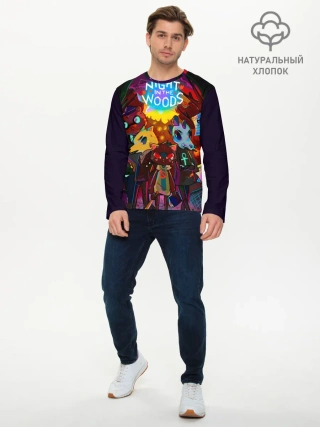 Мужской лонгслив базовый / Night in the Woods