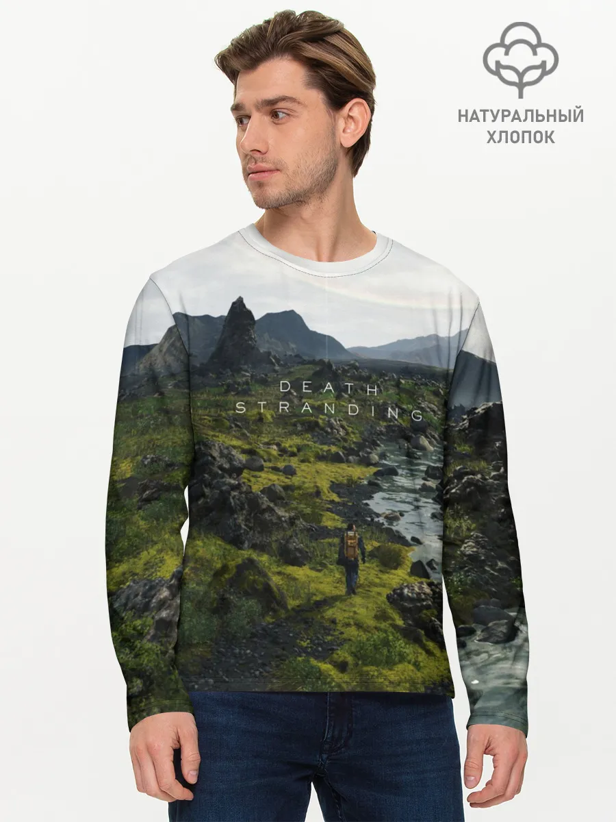 Мужской лонгслив базовый / Death Stranding