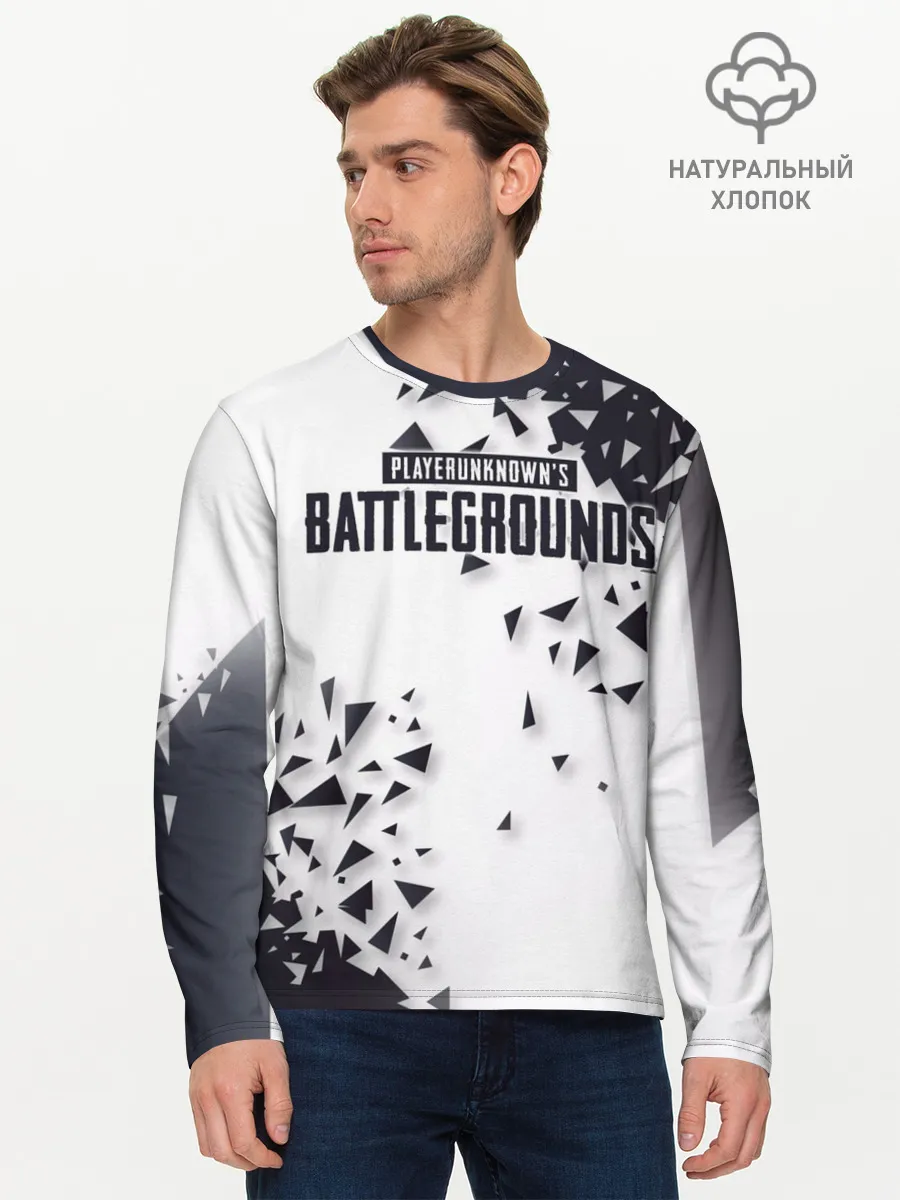 Мужской лонгслив базовый / PUBG Jacket Black