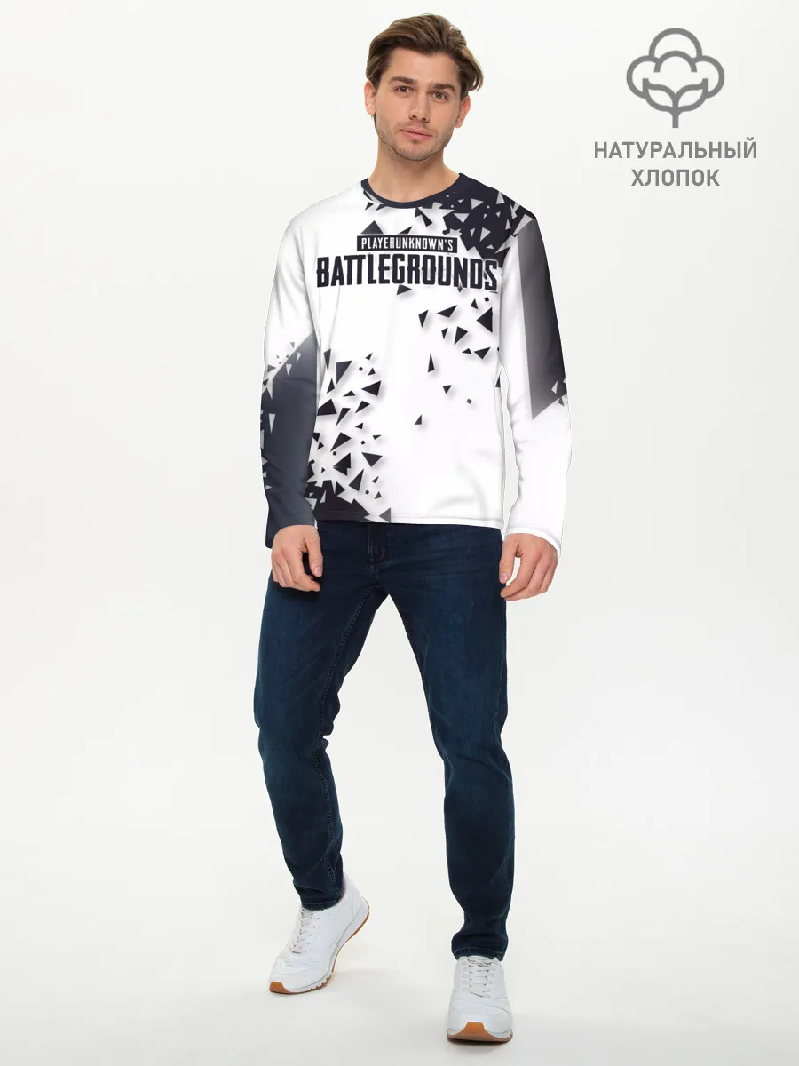 Мужской лонгслив базовый / PUBG Jacket Black