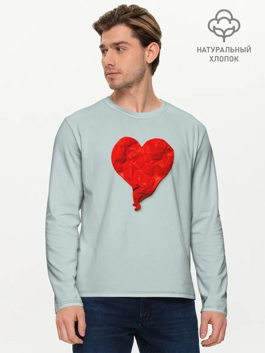 Мужской лонгслив базовый / Kanye West Heartbreak